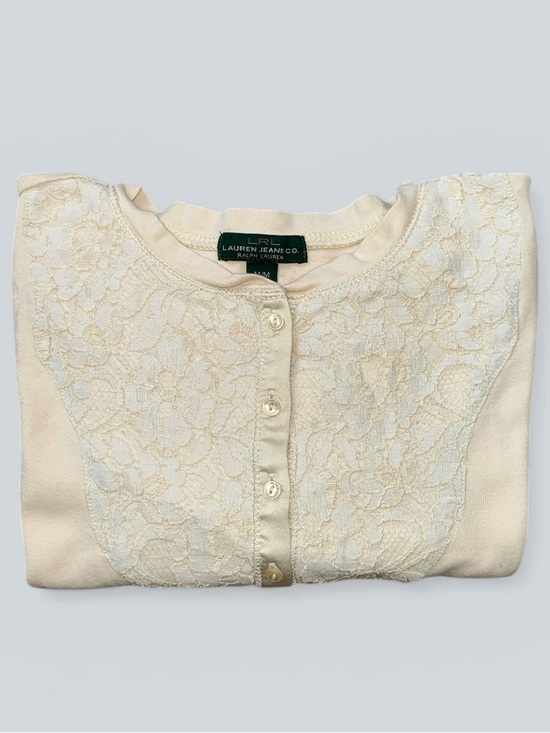 Ralph Lauren Tops - Lauren Ralph Lauren Classic Lace Henley Top